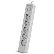SurgeProtectorSVENSF-05,5Sockets,3.0m,White,colorbox