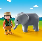 PlaymobilZookeeperwithElephantPM9381