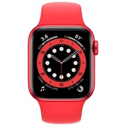 AppleWatchSeries6GPS,44mmRedAluminumCasewithRedSportBand,M00M3GPS
