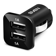 USBCarCharger-SVENUSBCarChargerC-103,2xUSBcharger5V/1A,DC12/24V