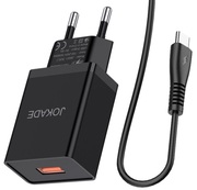JokadeWallChargerwithCableUSBtoType-CSinglePort5AJB022,Black