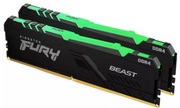 32GBDDR4Dual-ChannelKitKingstonHyperXFURYBeastRGBKF432C16BBAK2/3232GB(2x16GB)DDR4PC4-256003200MHzCL16,Retail(memorie/память)