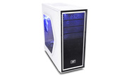 DEEPCOOL"TESSERACTSWWHITE"ATXCase,withSide-Window,withoutPSU,Massivemetalmesh,Tool-less,1x120mmrearfan,upto3x2.5"HDD/SSD,BottomloadedPSU,1xUSB3.0,1xUSB2.0/Audio,White/Black