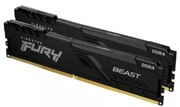 32GBDDR4Dual-ChannelKitKingstonHyperXFURYBeastBlackKF432C16BBK2/3232GB(2x16GB)DDR4PC4-256003200MHzCL16,Retail(memorie/память)