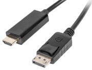 CableDPMtoHDMIM1.8mLANBERGCA-DPHD-11CC-0018-BK
