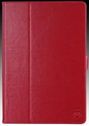 PrestigioPTCL0210RDUniversalLeatherRotatingCasewithStandFunction,formost10.1"tablets,Size:285x209x87mm,Red