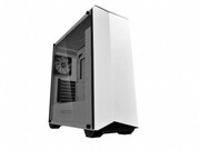 DEEPCOOL"EARLKASERGBWHITE"ATXCase,withSide-Window(TemperedGlassSidePanel),withoutPSU,Tool-less,2fanspre-installed(1x120mmRGfan,1x120mmfan),RGBLEDStripatfront,BottommountedPSU,1xUSB3.0,1xUSB2.0/Audio,White/Black