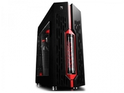 DEEPCOOL"GENOMEROG"ATXCasewithLiquidSystem(360mmliquidcoolingsystem/remote-controlRGBlighting/waterblock/reservoir/LEDstrips),withSide-Window,withoutPSU,1x120mmrearfan,2xUSB3.0/Audio,CertifiedbyASUSROG,Black