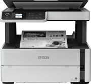 EpsonEcoTankM2140MonochromePrinter/Copier/ColorScanner,Duplex,A4,1200x2400dpi,39ppm,3.7"LCD,250-sheetTray,USB2.0,Blackink(11000pages5%),nocableUSBwww