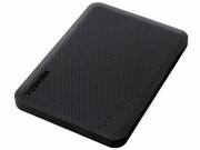 2.5"ExternalHDD1.0TB(USB3.2)Toshiba"CanvioAdvance",Black,Texturedfinish,Auto-backupsoftware,ToshibaStorageSecuritySoftware