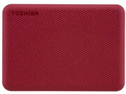 2.5"ExternalHDD1.0TB(USB3.2)Toshiba"CanvioAdvance",Red,Texturedfinish,Auto-backupsoftware,ToshibaStorageSecuritySoftware
