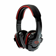 HeadsetGamingEsperanzaRAVENEGH310R,Red,2xminijack3.5mm,Drivers40mm,Volumecontrol,Cablelength2m,Weight220g