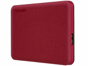 2.5"ExternalHDD1.0TB(USB3.2)Toshiba"CanvioAdvance",Red,Texturedfinish,Auto-backupsoftware,ToshibaStorageSecuritySoftware