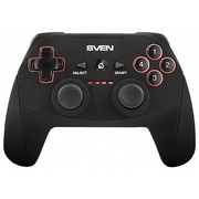 SVENGC-2040WirelessGamepad,X-InputandDirect-Inputmodessupport,4axes,D-Pad,2minijoysticksand11buttons,USB,Black