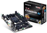 GIGABYTEGA-F2A68HM-S1,SocketFM2/FM2+,AMDA68H,Dual2xDDR3-2400,APUAMDgraphics,1xPCIeX16,4xSATA3(6Gb/s),RAID,1xPCIeX1,1xPCI,ALC8877.1chHDA,GigaBitLAN,2xUSB3.0(5Gb/s),UD4,mATX
