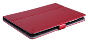 PrestigioPTCL0208RDUniversalLeatherRotatingCasewithStandFunction,formost8"tablets,Size:285x199x27mm,Red