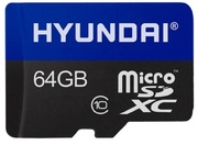 64GBmicroSDClass10U3V30+SDadapterHyundaiTechnology,Upto:100MB/s