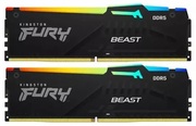 16GBDDR5-5200MHzKingstonFURYBeastRGB(Kitof2x8GB)(KF552C40BBAK2-16),CL40,1.25V,Black