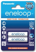 AAAEneloop750mAh,Blister*2,Panasonic,BK-4MCCE/2BE