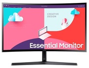 27"SAMSUNGS27C366E,Black,Curved-VA,1920x1080,75Hz,4ms,250cd,Mega-DCR,D-Sub+HDMI