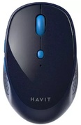WirelessMouseHavitMS76GTplus,1000-1600dpi,6buttons,Ambidextrous,1xAA,2.4Ghz,Blue