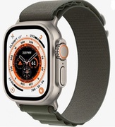AppleWatchUltraGPS+Cellular,49mmTitaniumCasewithGreenAlpineLoop-Medium,MQFN3