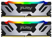 48GBDDR5-7200MHzKingstonFURYRenegadeRGB(Kitof2x24GB)(KF572C38RSAK2-48),CL38,1.45V,Silver
