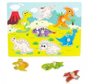 NorielINT4616NorielBebeWood-PuzzleCuDinozauri