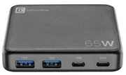 WallChargerGANCellularline,4Ports,QC+PD,65W,Black
