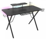 GenesisDeskGamingHolm300,RGB(Organizer,WirelessCharger,Multipleholder(Headphone,Cup,Gamepad),USBHub,RemoteController,120x60x75cm)