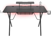 GenesisDeskGamingHolm300,RGB(Organizer,WirelessCharger,Multipleholder(Headphone,Cup,Gamepad),USBHub,RemoteController,120x60x75cm)