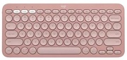 WirelessKeyboardLogitechPebbleKeys2K380S,Compact,Low-profile,Fnkeys,Multi-Device,QuietTyping,2xAAA,BT/2.4Ghz,EN,Rose