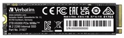 M.2NVMeSSD2.0TBVerbatimVi5000,Interface:PCIe4.0x4/NVMe1.4,M2Type2280formfactor,SequentialRead5000MB/s,SequentialWrite4300MB/s,RandomRead715KIOPS,RandomWrite730KIOPS,TBW:500TB,3DNANDTLC