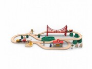 ДеревяннаяжелезнаядорогаконструкторXiaomiMITUTrackBuildingBlockElectricTrainSet
