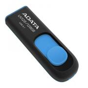 128GBUSB3.1FlashDriveADATA"UV128",Black-Blue,Plastic,Slider(R/W:90/40MB/s)