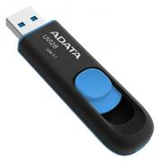 128GBUSB3.1FlashDriveADATA"UV128",Black-Blue,Plastic,Slider(R/W:90/40MB/s)