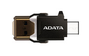 CardReaderADATA"USB-COTGREADER"Black,USB3.1/Type-C(MicroSD)