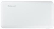 10000mAhPowerbank-TrustPrimo,White,Fast-chargewithmaximumspeedviaUSB-C(15W)orUSB-A(12W).Chargingspeedvariesbetweendevices