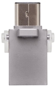 ФлешкаKingstonDataTravelerMicroDuo,64GB,USB3.1,Ultra-small,USBOTGTypeC(On-The-Go),(Read100MByte/s,Write15MByte/s)