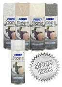 Декоративнаякраска-спрей"подкамень"(крем.белый.песок.гранит)ABROST300(227гр)