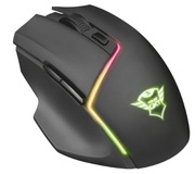 TrustGamingMouseGXT161DisanWireless,Microreceiver,500-3000dpi,RGBlighting,Advancedsoftwareto6programbuttonsandlights,rechargeablebattery,Black