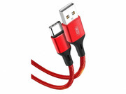 Micro-USBCableXO,BraidedNB143,2M,Red