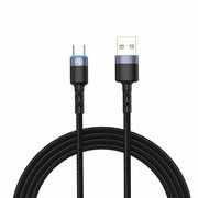 CableUSB-Type-C,cuLED,Nylon,2m,TellurBlackTLL155314