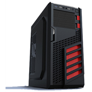 "CaseATX500WSohoo5906BR,Black-RedD*W*H:370*180*412mmStandardATX,MicroATX,Mini-ITXDriveBays:3x5.25;3x3.5”(1x3.5”external+2x3.5”internal);2x2.5""SSD7xExpansionSlots330mmextralongcards1x120mmfrontintakefan