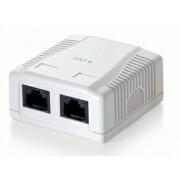 2*RJ-45SurfaceBox2portUTPCat.5PCBjack,LY-SB20