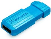 32GBUSB2.0VerbatimPinStripe,Blue,PushandPullSlidingfeature(Read12MByte/s,Write5MByte/s)