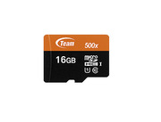 16GBTeamMicroSDHCUHS-I500xClass10+AdapterMicroSD->SD,Read80MB/sWrite15MB/s,TUSDH16GUHS03(carddememorie/картапамяти)