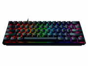 RAZERHuntsmanMiniGamingKeyboard,60%FormFactor,ClickyOpticalSwitch-Purple,DoubleshotPBTKeycapsWithSide-PrintedSecondaryFunctions-RULayout