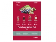 PaperCanonVarietyPackVP-101,A4(210x297mm)&4"x6"(102x152mm),Set:MatteMP-101-1pcs(A4of5sheets)&GlossyGP-501-1pcs(A4of5sheets)&High-GlossPP-201-1pcs(10x15cmof5sheets)&Semi-GlossSG-201-1pcs(10x15cmof5sheets)