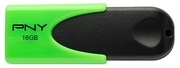 16GBUSB2.0PNYN1AttacheGreen/Black,Slidingdesign,(Read25MByte/s,Write8MByte/s)